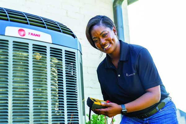 Gentry Air heat pump service in Greensboro, NC.